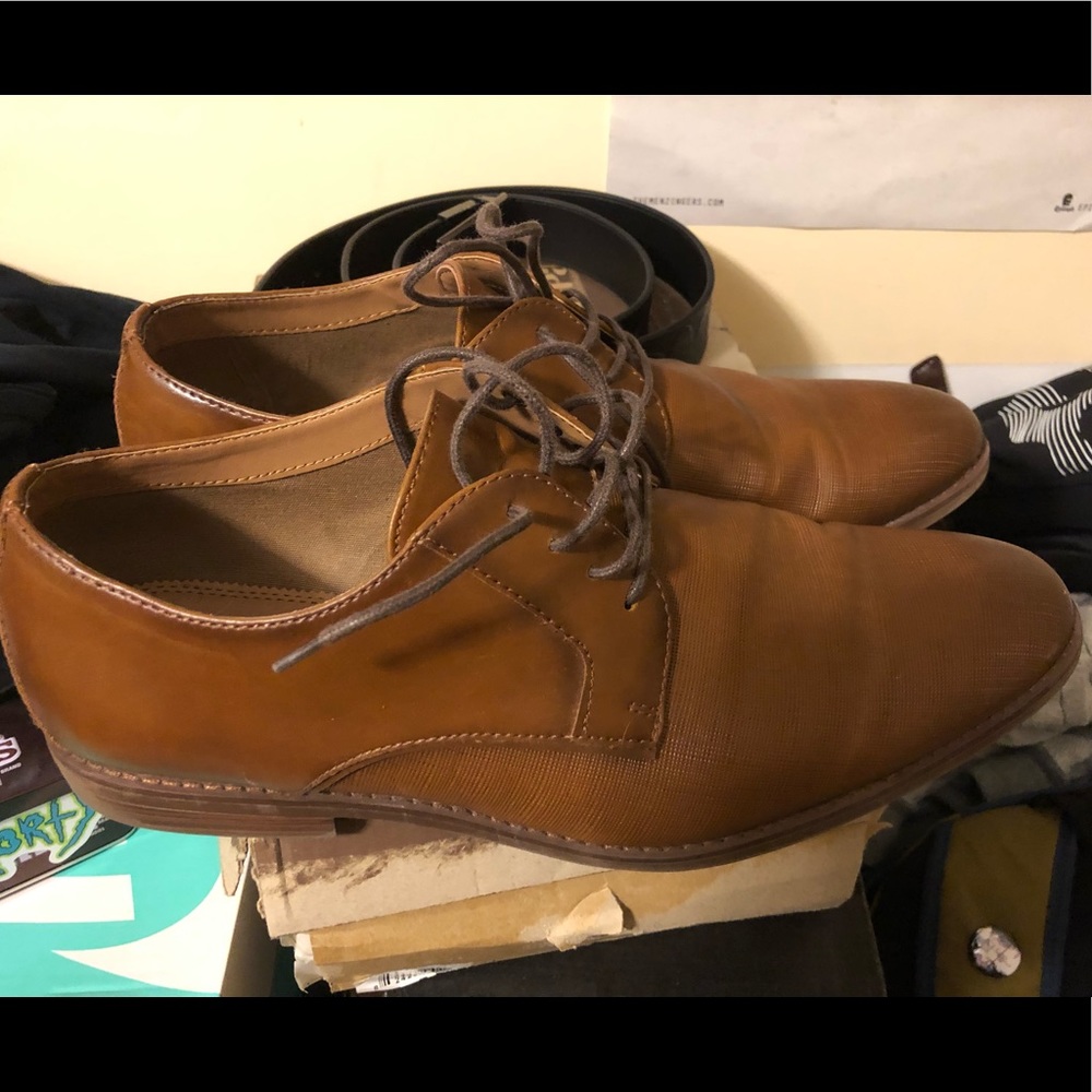 Men’s sz 12 apt.9 brown dress shoes